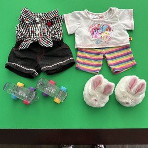 Build-A-Bear Clothing - Includes Slippers and Skates - 6 Items
